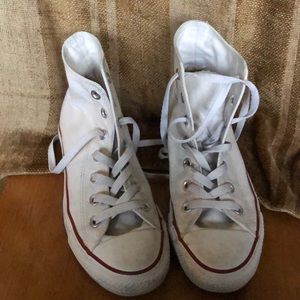 White high top converse